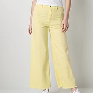 Billabong Free Fall Yellow Wide-Leg Women Jeans